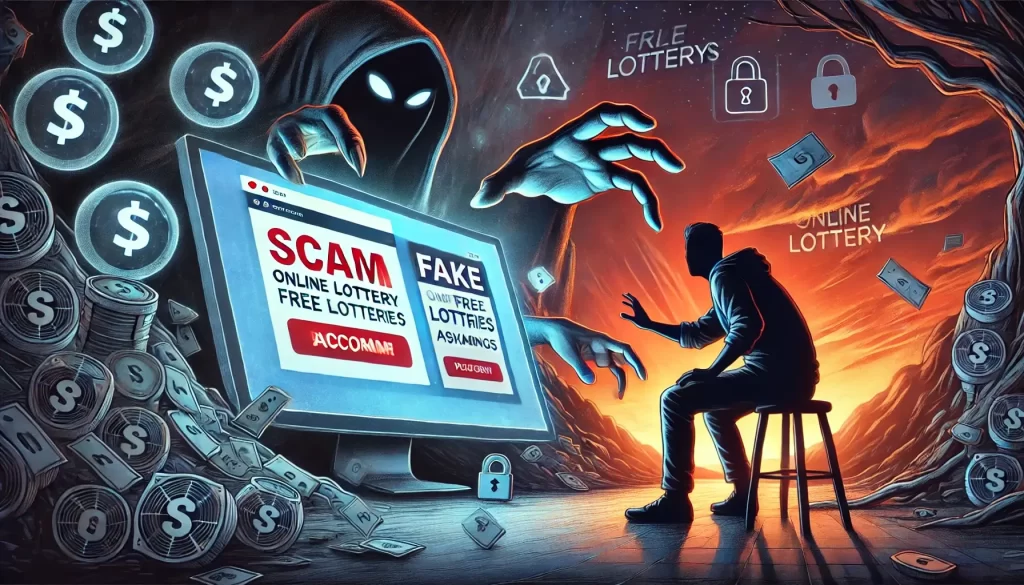 avoid scam alerts with online free lotto