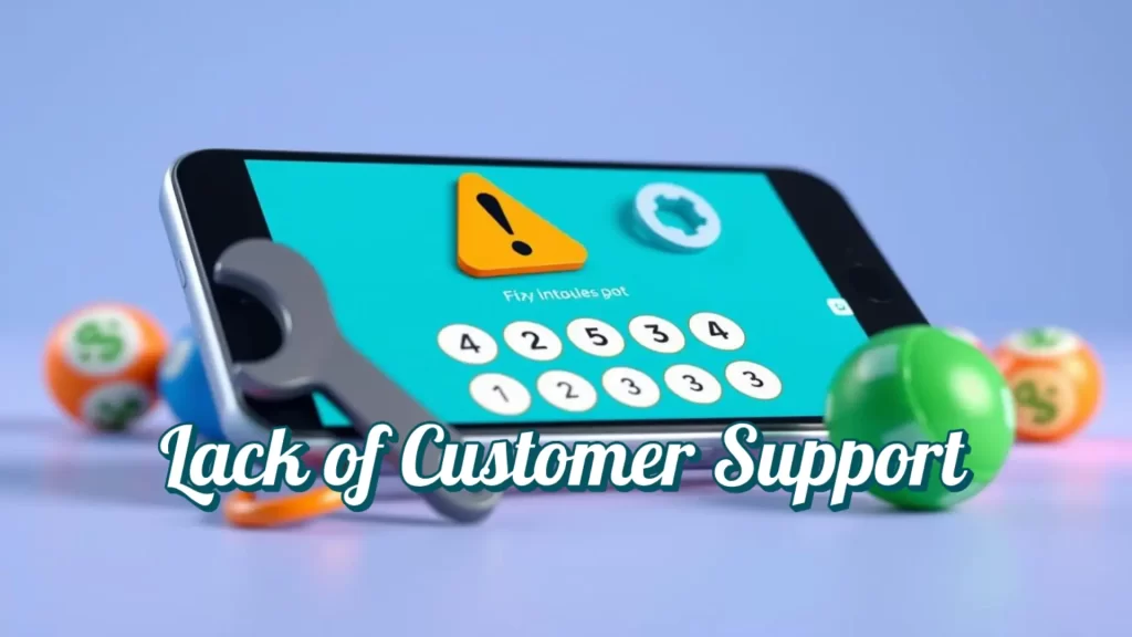 Lottery Mobile App's Lack of Customer Support